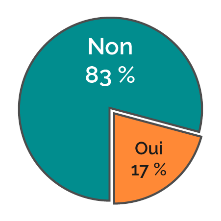 Problèmes techniques (diagramme circulaire)